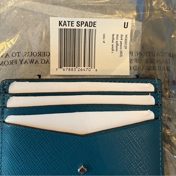 Kate Spade Blue Card Holder - Picture 1 of 3
